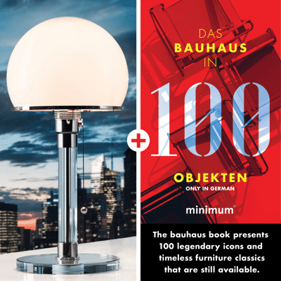 Show details for Wagenfeld Lamp WG 24 + Bauhaus in 100 Objects Picture of Wagenfeld Lamp WG 24 + Bauhaus in 100 Objects