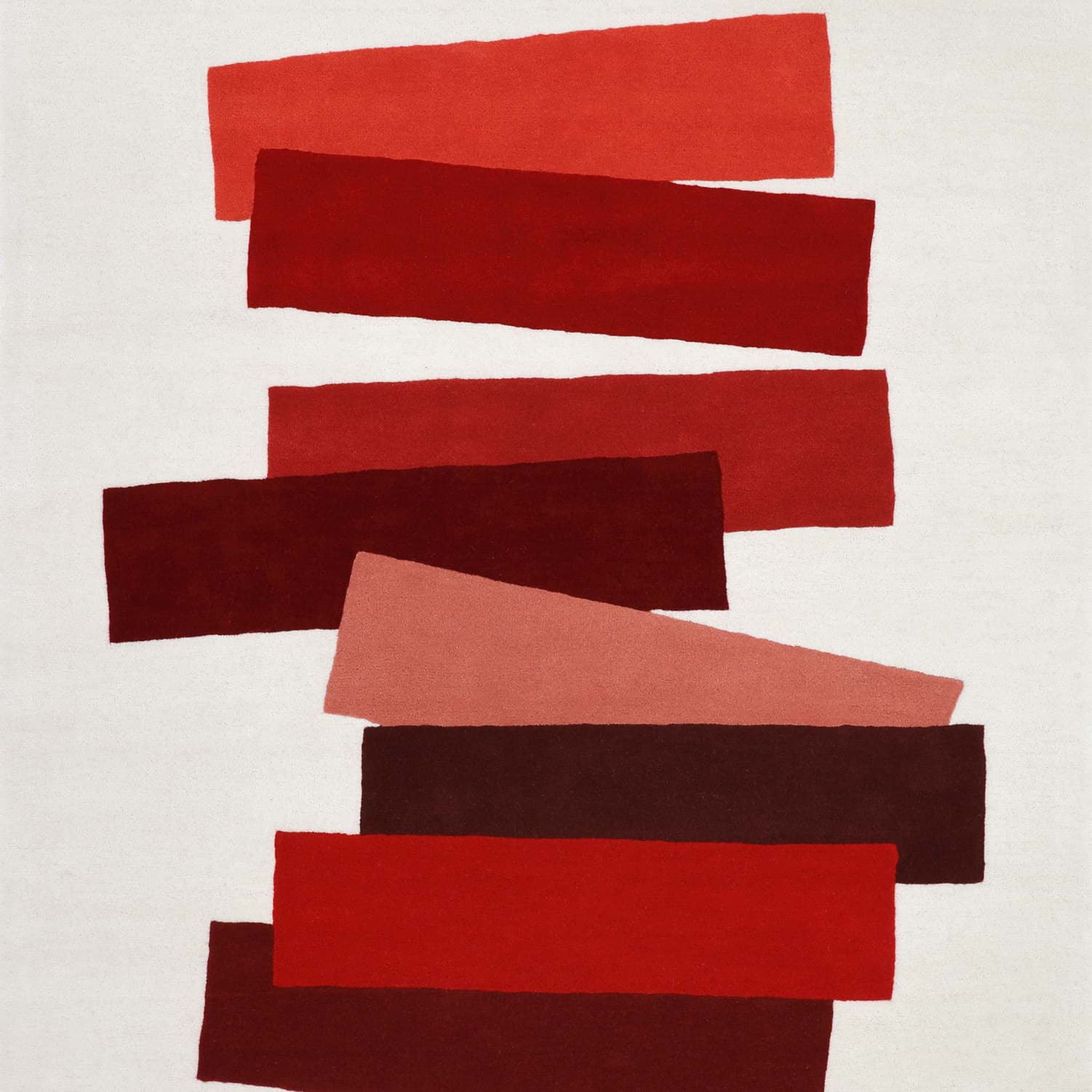 Imagen de Alfombra Josef Albers The Many Faces of Red